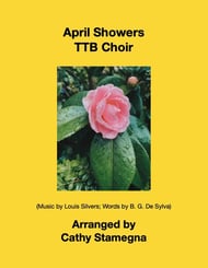 April Showers (TTB Choir, Piano Accompaniment) TTB choral sheet music cover Thumbnail